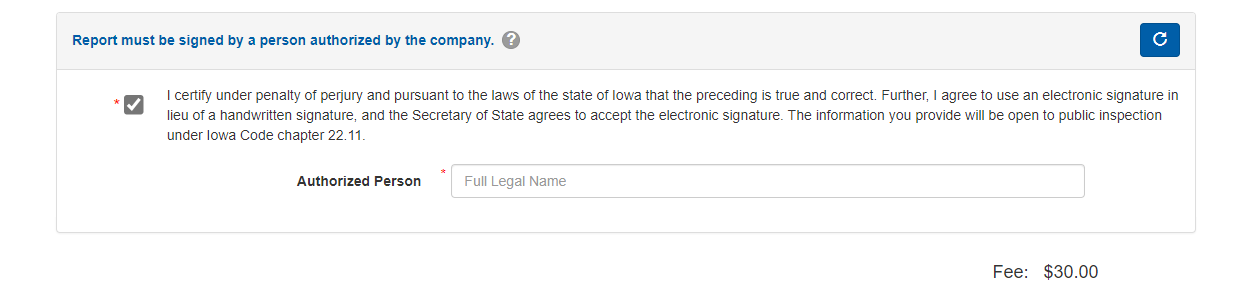 Affirm your commitment to and understanding of the provided statement and electronically sign the document